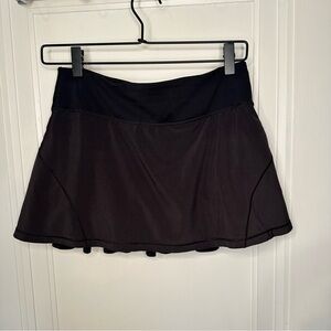 lululemon athletica Black Athletic Skirt with shorts liner
